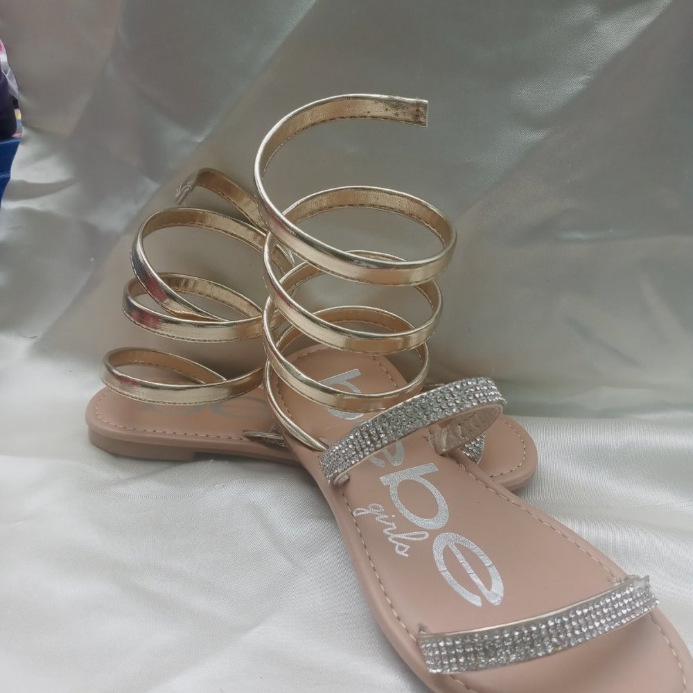 Stunning Gold Girls Sandals